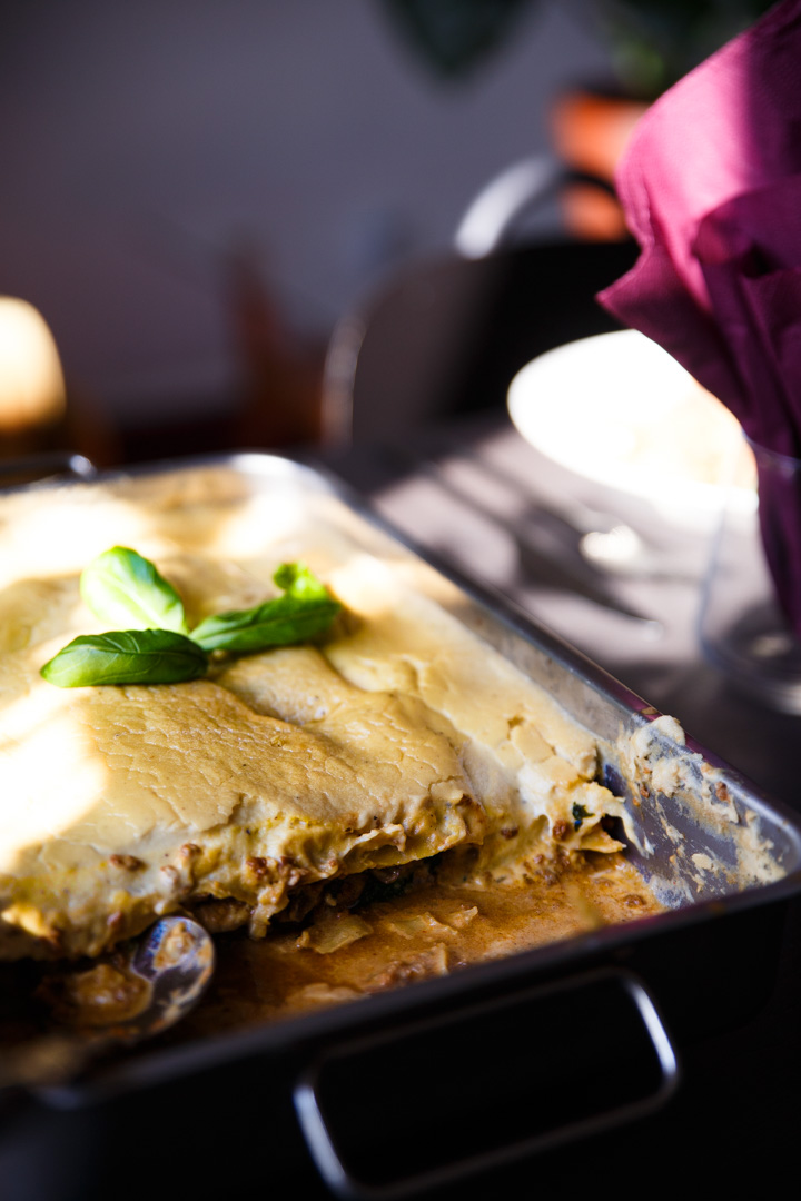 Vegaaninen lasagne – Mehukas resepti